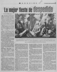 La mejor fiesta de despedida