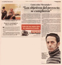 "Los Objetivos del proyecto se cumplieron".