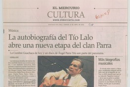 La autobiografía del Tío Lalo abre una nueva etapa del clan Parra
