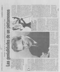 Las genialidades de un pintamonos