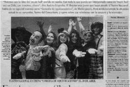 Es cierto, un Shakespeare en tono de "music hall".