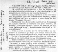 El mar.  [artículo]