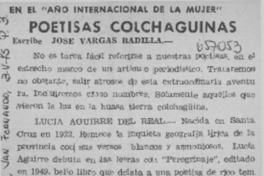Poetisas colchaguinas  [artículo] José Vargas Badilla.