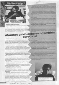 Alumnos ¿sólo deberes o también derehos?