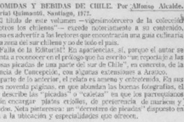 Comidas y bebidas de Chile.