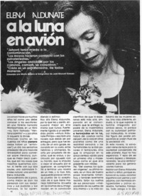 A la luna en avión