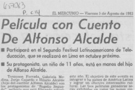 Película con cuento de Alfonso Alcalde.