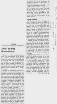 Amor en tres dimensiones