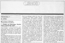Francisca y el otro