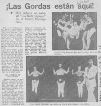 ¡Las gordas están aquí!.