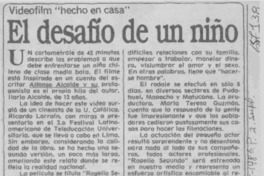 El Desafío de un niño.