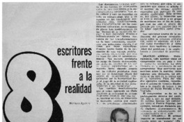 8 Escritores frente a la realidad