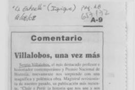 Villalobos, una vez más : [comentario]