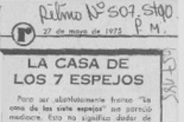 La casa de los siete espejos