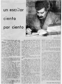 Un escritor ciento por ciento