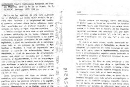 Instituciones religiosas del pueblo mapuche  [artículo] A.B.