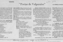 "Poetas de Valparaíso"