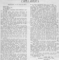 Carta abierta