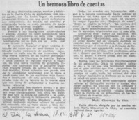 Un hermoso libro de cuentos