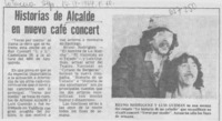 Historias de Alcalde en nuevo café concert.