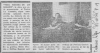 "Tres noches para un sábado".