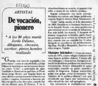 De vocación, pionero  [artículo] A. C. C.