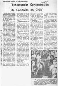 Espectacular concentración de capitales en Chile