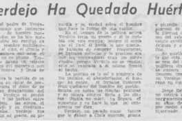 Verdejo ha quedado huérfano