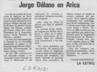 Jorge Délano en Arica.