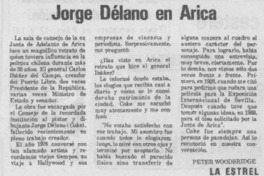 Jorge Délano en Arica.