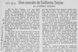 Una creación de Guillermo Deisler