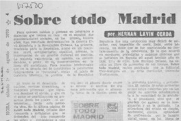 Sobre todo Madrid