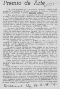 Premio de arte.