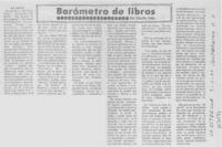 Barométro de libros