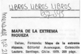 Mapa de la extrema riqueza.