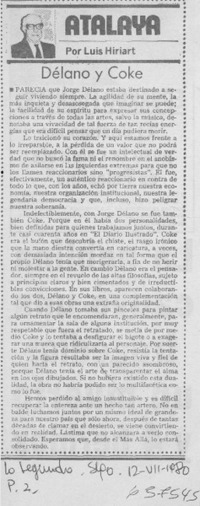 Délano y Coke