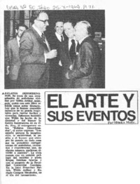 El arte y sus eventos