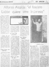Alfonso Alcalde, el fascista Labbé quiere otra Indonesia