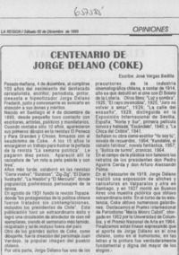 Centenario de Jorge Délano (Coke)
