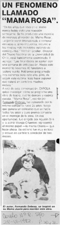 Un fenómeno llamado "Mama Rosa".