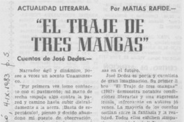 "El traje de tres mangas"