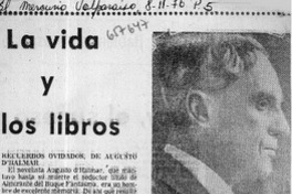 La vida y los libros  [artículo] Modesto Parera.