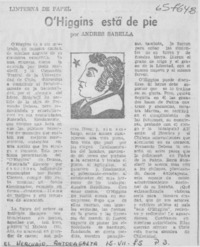 O'Higgins está de pie