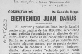 Bienvenido Juan Danus