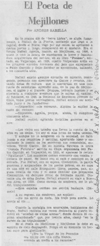 El poeta de Mejillones