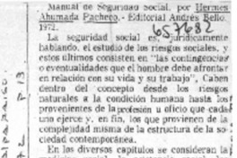Manual de seguridad social.  [artículo]