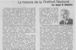 La historia de la Gratitud Nacional
