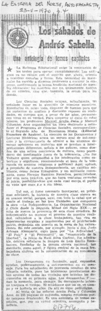 Una antología de temas capitales