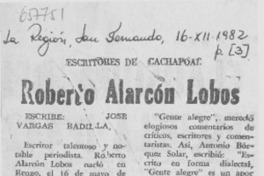 Roberto Alarcón Lobos