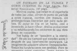 Un Extraño en la clínica y otros cuentos.